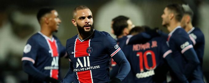 Kurzawa on the spot as lacklustre PSG go top in Ligue 1