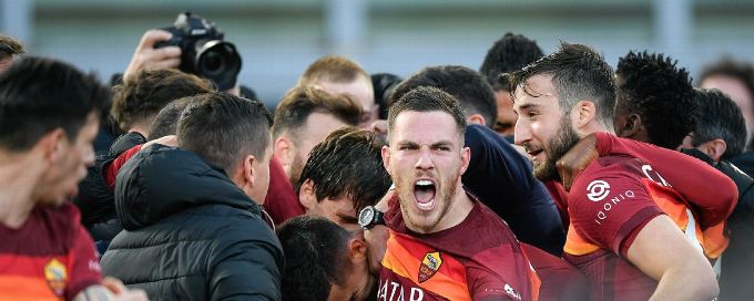 Roma snatch stoppage-time winner to edge past Spezia in thriller