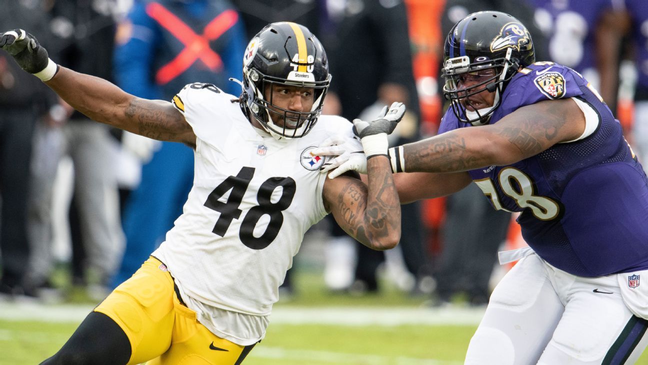 Source – Pittsburgh Steelers will not use franchise tag on LB Bud Dupree