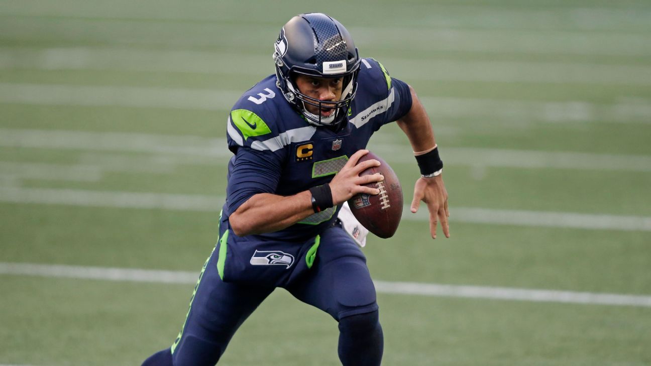 Russell Wilson includes a Cowboys and Raiders between Seahawks cancion options
