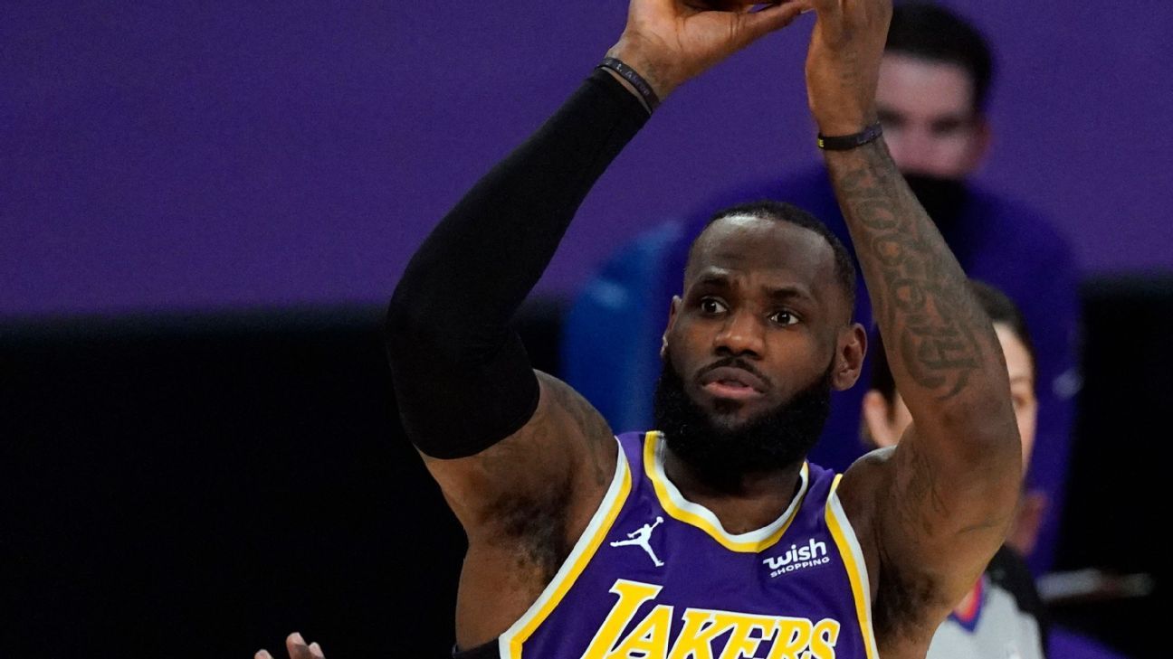 LeBron James, of the Los Angeles Lakers, rested and is ready for the second half of the season – “It’s time”