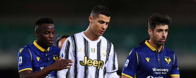Juventus squander Ronaldo's goal in draw with Verona