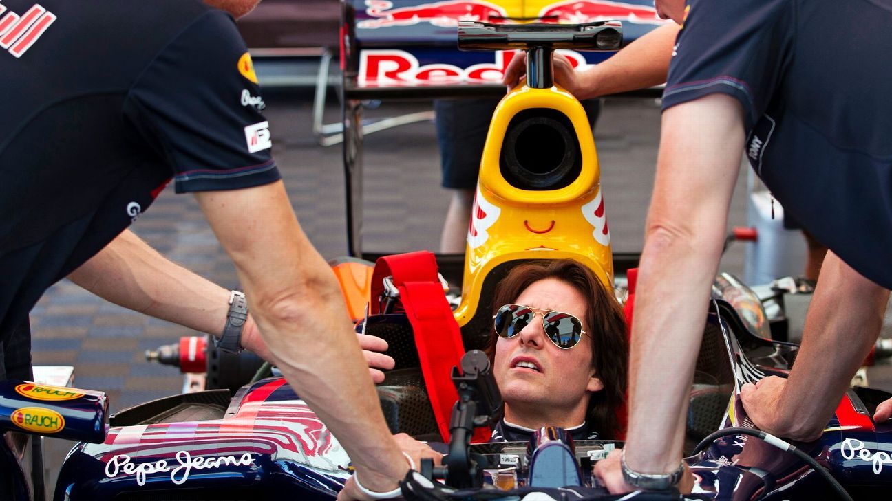 Red Bull Racing compares a Sergio Pérez to Hollywood star Tom Cruise