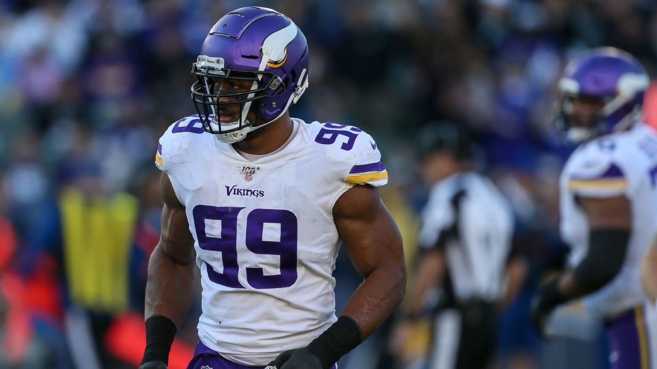 Danielle Hunter opts against the holdout, reports to the Vikings camp