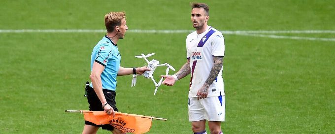 La Liga game interrupted by anti-Euro 2020 drone