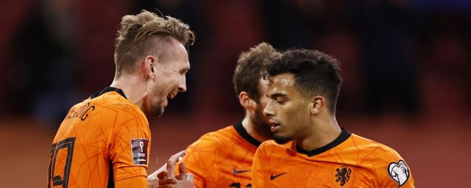 Netherlands beat Latvia for first points of World Cup qualifying campaign
