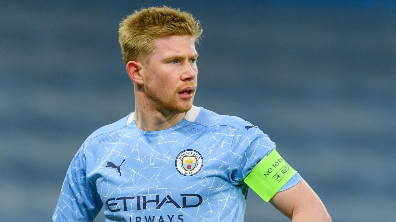 De Bruyne signs new deal with Man City;  Premier League leaders consider extending Sterling contract