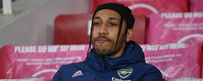 Arsenal's Aubameyang misses Europa League match after contracting malaria