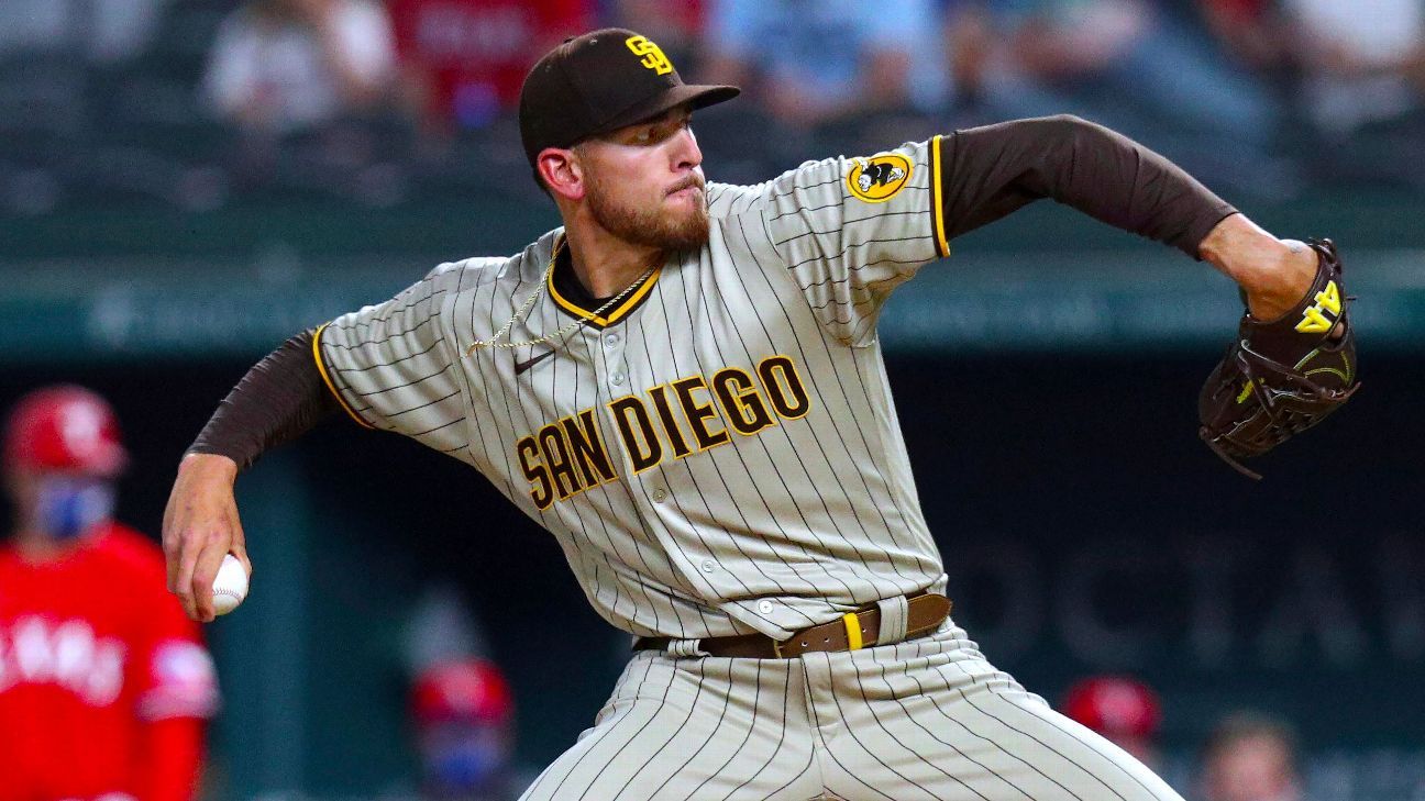 Joe Musgrove throws for the first time in the history of San Diego Padres as victory over Texas Rangers