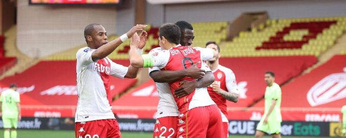Monaco keep up with Lille and PSG with Dijon win