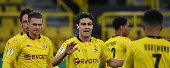 USMNT's Giovanni Reyna scores twice as Borussia Dortmund reach German Cup final