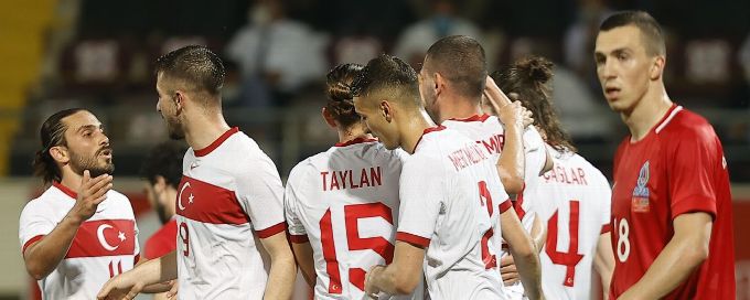 Turkey beat Azerbaijan 2-1 in build-up to Euro 2020