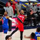 Portland Trail Blazers' Damian Lillard hits playoff record 12 3s in 2OT loss - ESPN Portland Trail Blazers' Damian Lillard hits playoff record 12 3s in 2OT loss - ESPN