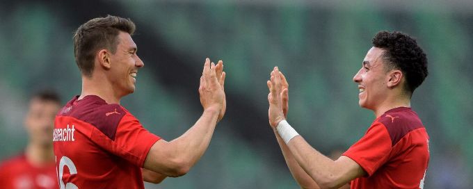Swiss romp to an easy 7-0 win over Liechtenstein in Euro warm-up