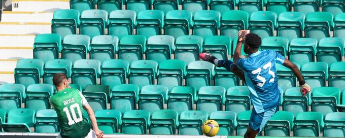 Arsenal lose friendly to Hibernian after Arthur Okonkwo's error in goal