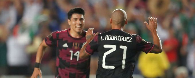 Mexico tops Group A with win over El Salvador