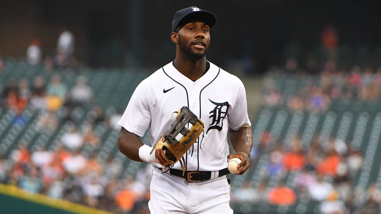 Tigers place OF Baddoo (quad) on 10-day IL