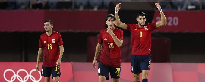 Spain's Rafa Mir nets hat trick in Olympic quarterfinal win over Ivory Coast