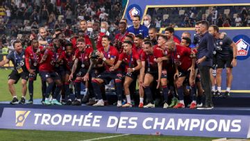 Lille down Paris Saint-Germain in French Champions Trophy match