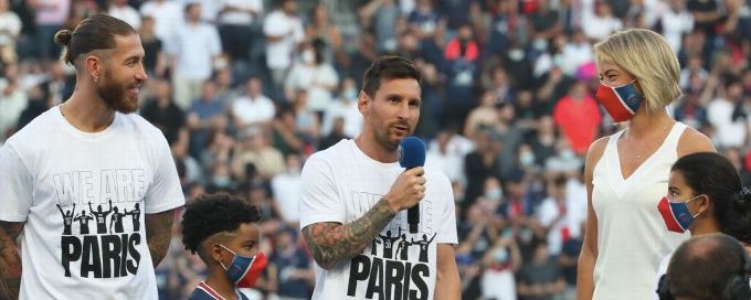 Messi watches on as PSG make hard work of beating Strasbourg