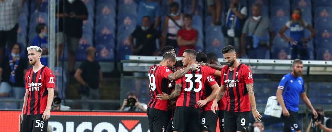 Early Diaz strike gets AC Milan off to winning start over Sampdoria