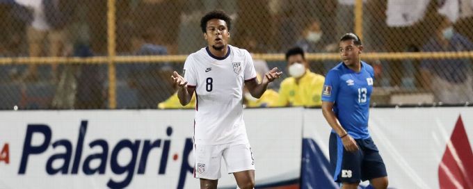 United States' inexperience shows with draw in El Salvador, a faltering start on road to World Cup