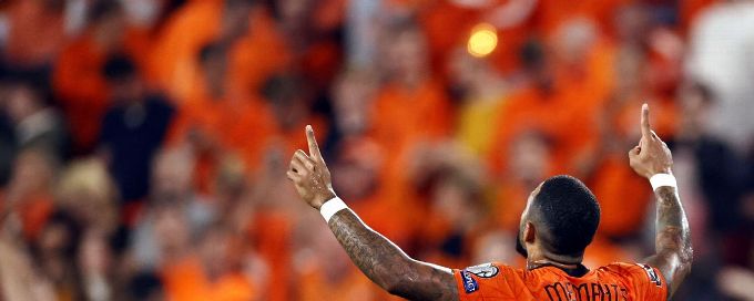 Memphis Depay double helps Netherlands seal first win since Louis van Gaal return