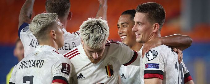 Praet scores for Belgium in a narrow win over Belarus