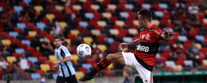 Dispute over fans at Flamengo-Gremio shows discord between Brazil's top clubs amid Super League talk