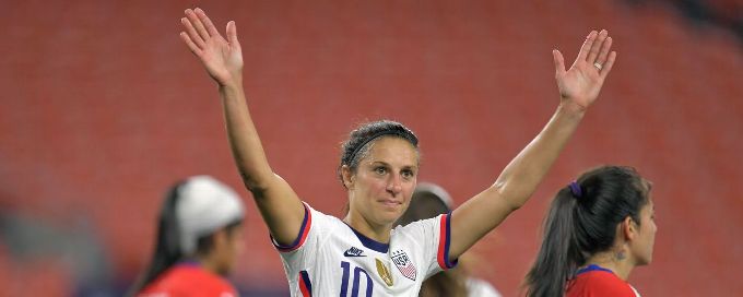 Carli Lloyd scores five in United States' runaway friendly win over Paraguay