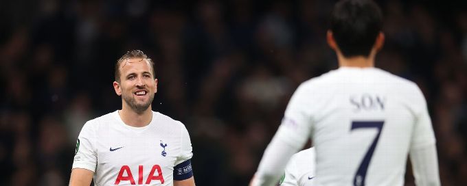 Harry Kane bags hat trick as Spurs bounce back with big Europa Conference League win