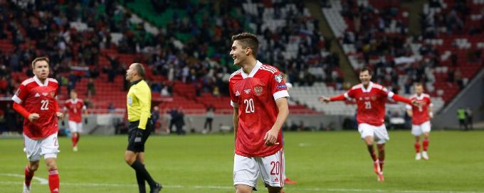 Russia beat Slovakia in World Cup qualifying thanks to Milan Skriniar own goal