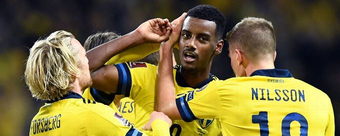 Alexander Isak nets wonder strike as Sweden crush Kosovo 3-0