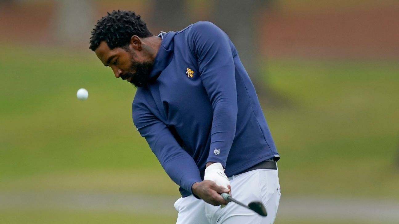 Ex-NBA star JR Smith stung by hornets, high scores during first collegiate golf tournament