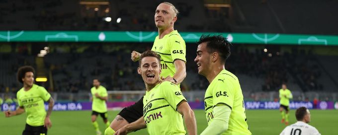 Hazard double sends Dortmund past Ingolstadt into German Cup third round