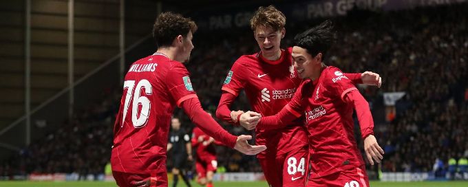 Liverpool beat Preston North End, advance to Carabao Cup quarterfinals