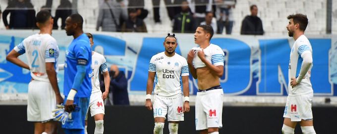Marseille held by 10-man Metz, stay fourth in Ligue 1