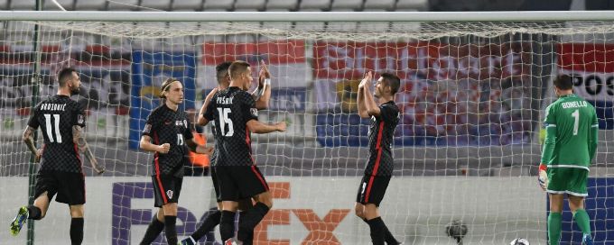 Croatia thump Malta to set up crunch game vs. Russia