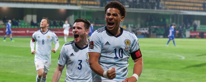 Scotland seal long-awaited World Cup playoff spot with Maldova win