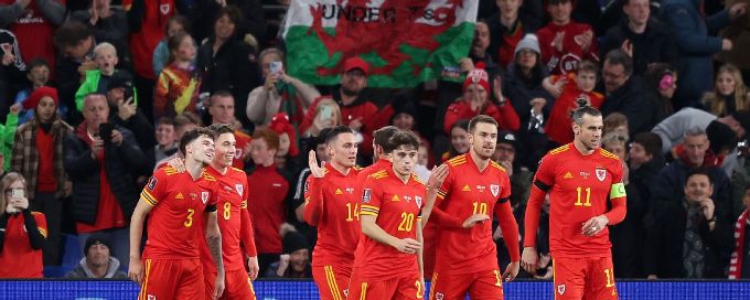 Ramsey scores twice as Wales thrash Belarus, Bale earns 100th cap