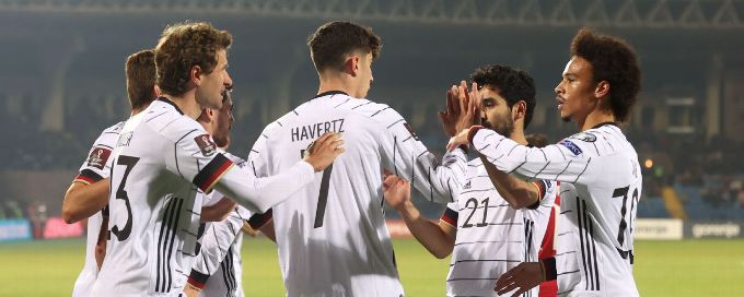 Gundogan scores twice in Germany's 4-1 win over Armenia as boss Hansi Flick stays flawless