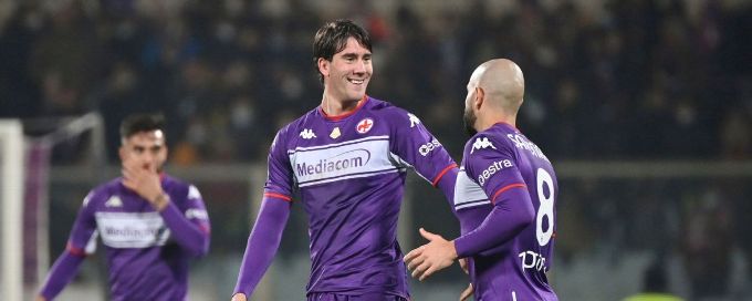 Vlahovic-inspired Fiorentina hands AC Milan suffer first league defeat