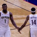 Soreness in foot delays Zion's return to Pelicans