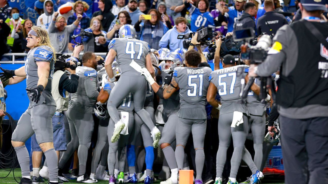 Lions get first win with walk-off TD to beat Vikings