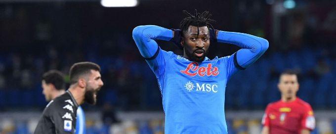 Napoli suffer shock home defeat to Empoli to drop to fourth