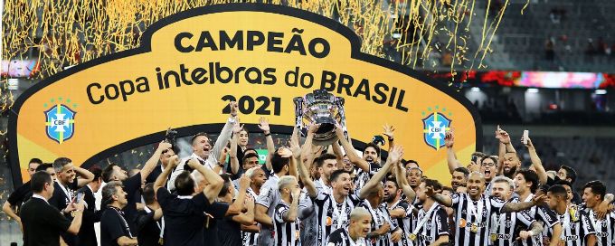 Atletico Mineiro wins Brazilian domestic Double off the back of veterans Hulk, Diego Costa