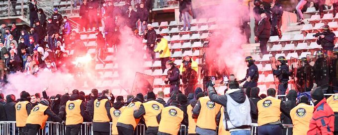 French Cup game between Lyon, Paris FC halted after more crowd trouble