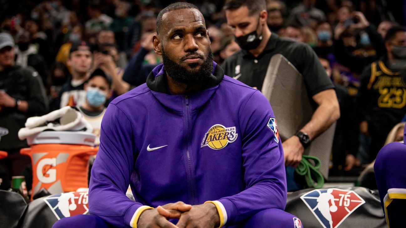 LeBron keluar hari Minggu saat LA berjuang untuk engage in-in