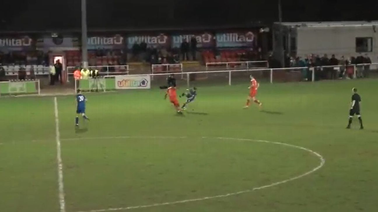 Wild nonleague game with FIVE red cards goes viral