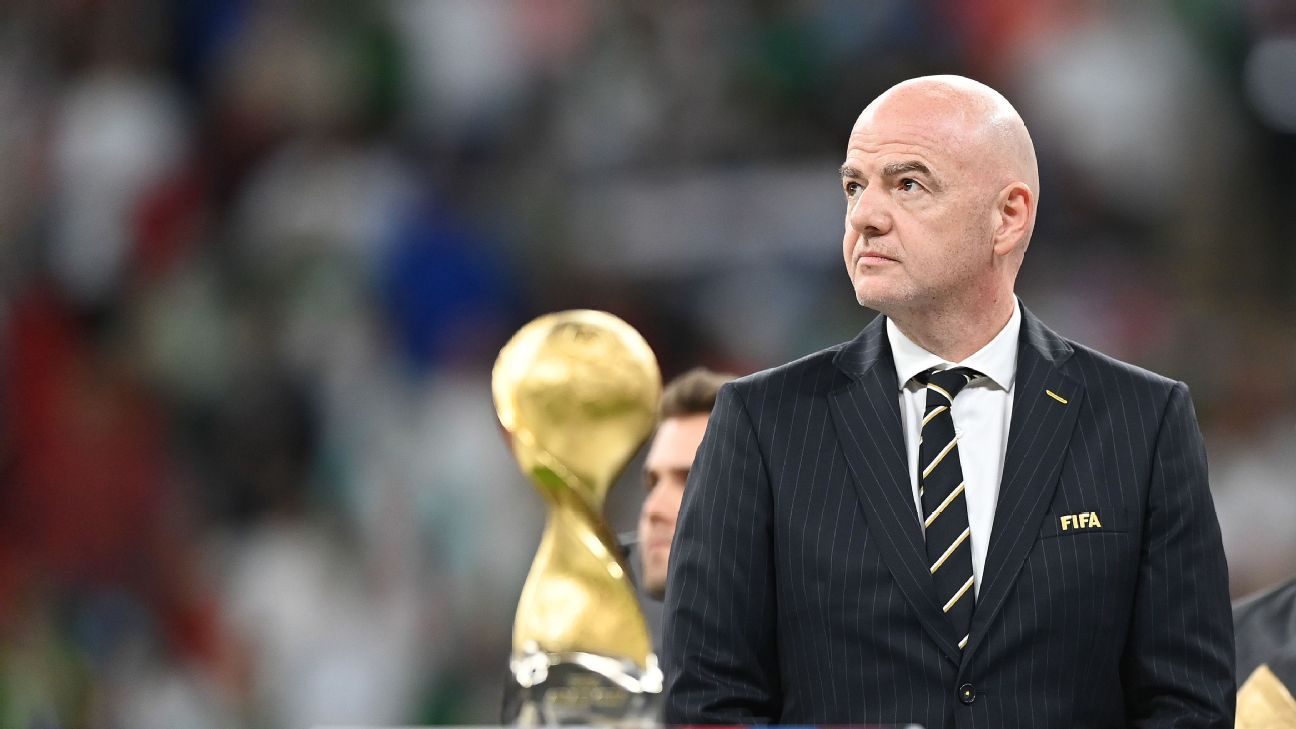 Infantino: WC employees ‘achieve delight’ from onerous work
